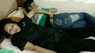 Desi Sister Bed Sharing with Stepbrother
