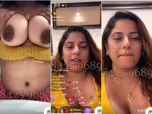 Telugu Actress Shraavya Reddy Nude XXX Hot Boobs Tease Live