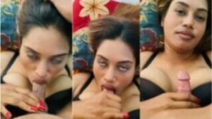 Desi Hot Wife Sucking Boss Dick