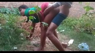 Desi Bhabhi Outdoor Anal sex