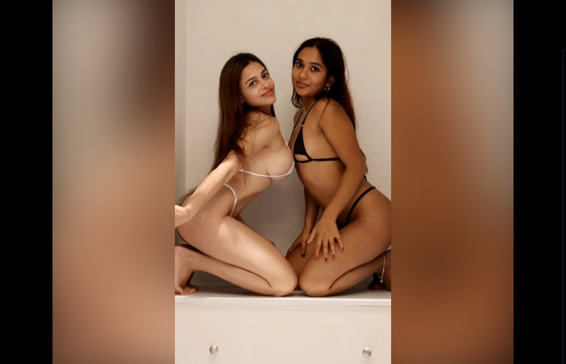 Ashwitha X Miaz nude XXX Leaked Lesbian Fuck Teaser