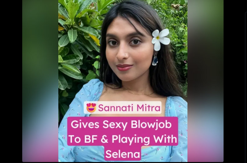 Sannati Mitra Naked Sucking Dick Of Her Boyfriend