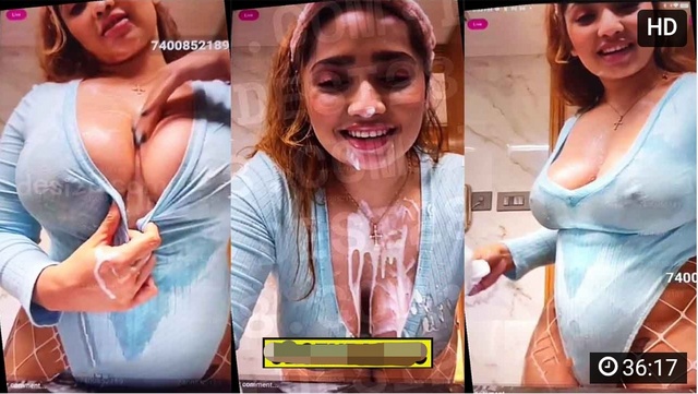 ADITI MISTRY New SPECIAL XXX LIVE Shower Nipple Teasing, Banana Blowjob & Fuck, Accidentally Revealing her Pussy