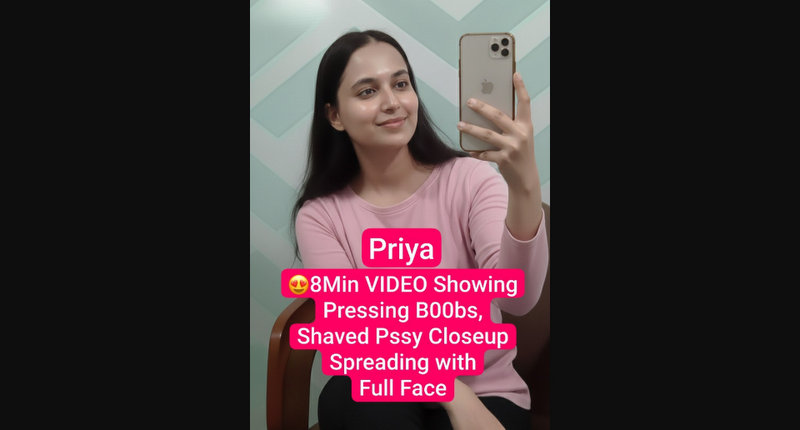 PRIYA Sexy Instagram Influencer Nude XXX Teasing Boobs & Pink Pussy with Full Face On Chamet Live
