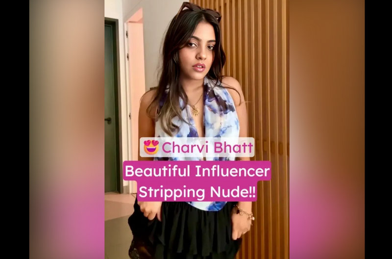 Charvi Bhatt Nude XXX Leaked Stripping Showing Tits and Ass