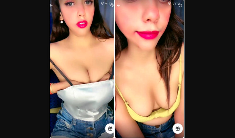 BELLA SHUKLA Famous Model Nude XXX Trending Boobs Revealing with Full Face On Tango Live