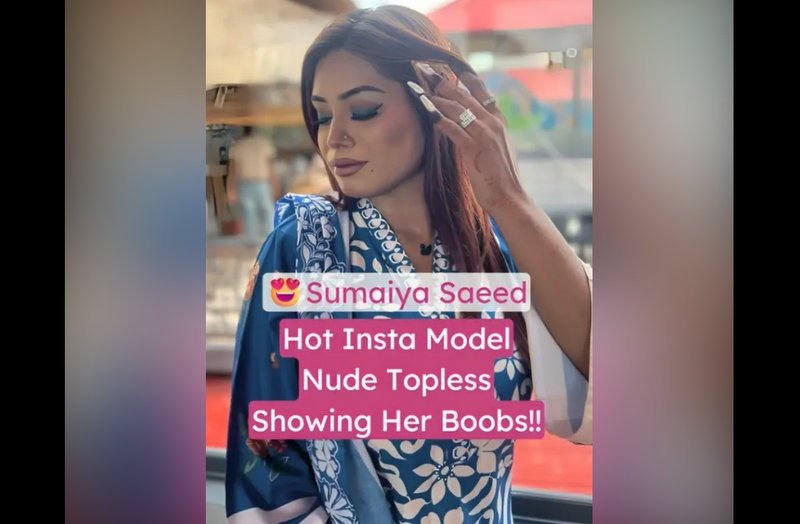 Insta Model Sumaiya Saeed Nude XXX Leaked Big Tits Giving Handjob