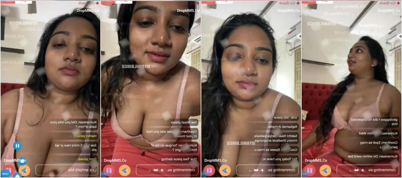Tamil Insta Fame Suriya Prabha Nude Big Tits & Nipples Tease On VIP Live