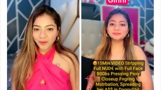 GINNI Hot Instagram Model NUDE xxx Big Tits Teasing & Pussy Closeup with Full Face on Tango Live