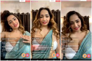 Aditi Mistry Leaked Sexy In Sari Teasing Big Tits Video