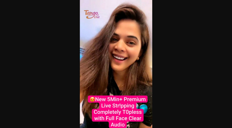 Diamond Aka Snow Nude XXX Viral Stripping Teasing her Huge Tits with Full Face On Tango Live