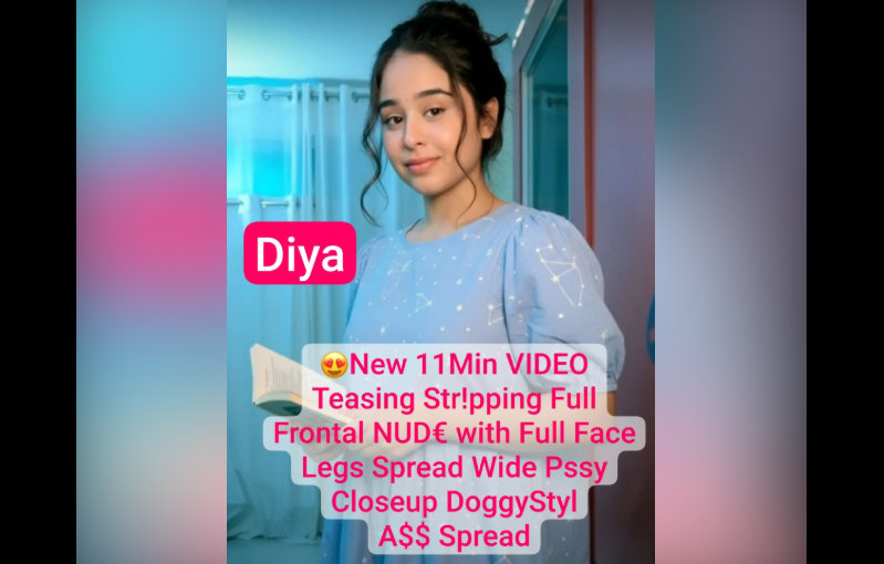 Diya Insta model nude xxx Teasing tits, spreading her pussy and ass closeup on Tango Live