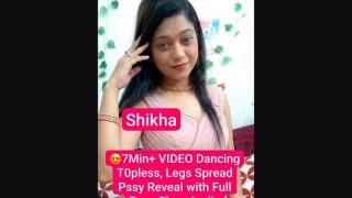 Insta Model SHIKHA Nude XXX Leaked Stripping Topless Boobs & Spreading Legs Pussy Reveal with Full Face On Tango Live