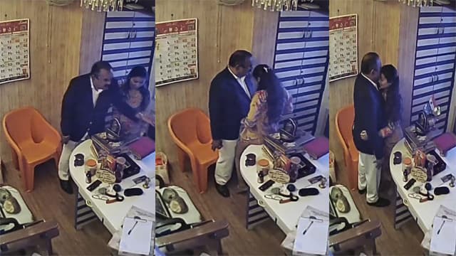 Astrologer Ashok Kharat Viral Leaked MMS XXX Video Fucking His Horny Married Clients In His Cabin (Part-3)