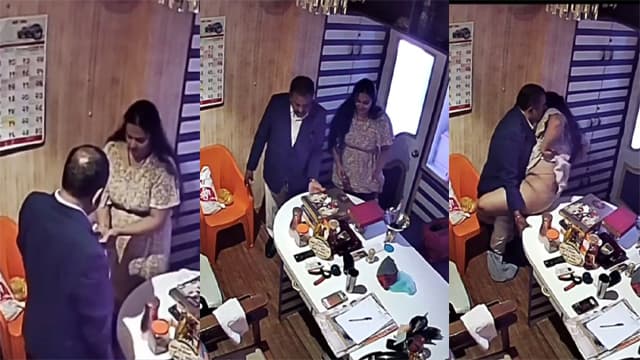 Astrologer Ashok Kharat Viral Leaked MMS XXX Video Fucking His Horny Married Clients In His Cabin