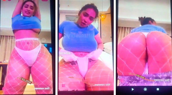ADITI MISTRY New Nude Leaked Stripping Big Tits Pressing, Huge ASS Slapping & Pillow Riding with Horny Expression On LIVE