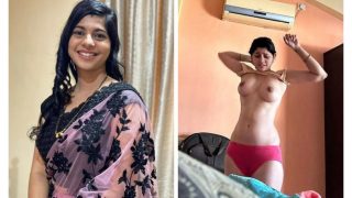 Beautiful Desi Wife Honeymoon XXX Viral Video Full NUDE Topless Boobs & DoggyStyle Fucked with Face