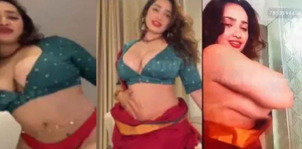 Aditi Mistry Nude XXX Leaked Huge Ass Tease & Big Boobs Press in Saree On Live – Part 1