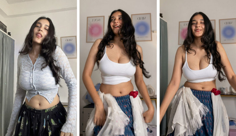 SUBHASHREE SAHU Most Requested New XXX Viral Clip Huge Boobs Bouncing Nipple Tease While Dancing