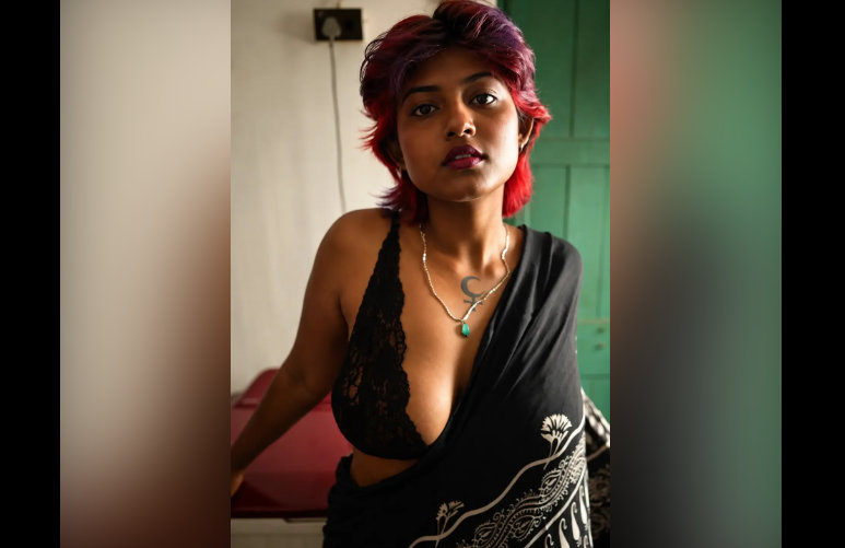 Bengali Beauty Darshana Chatterjee Nude XXX Leaked Stripping Black Saree Shows Off Her Big Tits And Huge Ass