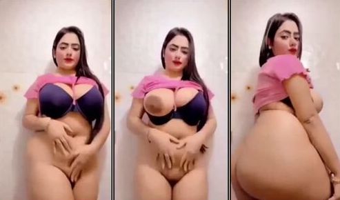 Insta Influencer Anisha Momo nude xxx viral big boobs & pussy tease On Live