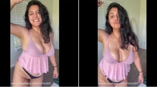 Most Wanted NRI Model Rashmiix @rmiiix69 nude xxx leaked big tits & ass teasing clips