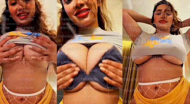 Aditi Mistry Nude XXX Leaked Big Tits & Nipples Teasing in a Short Dress On Live – Part 1