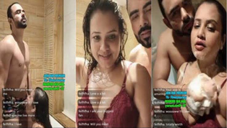 Actress Priya Gamre nude xxx leaked Getting Dirty and Vulgar with a men in shower on Live