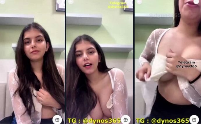 Gorgeous Girl Sanaya Nude XXX Leaked Bikini Teasing & Nipple Slip on Tango Live Showing Full Face