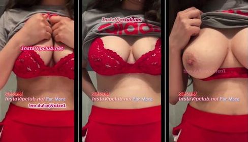 Cute Insta Queen Model Nude XXX Leaked Stripping & Pressing Hot Boobs On 6Min Videocall